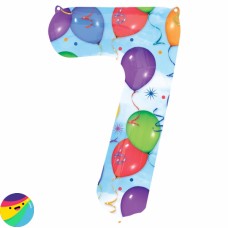 Folija balon - Številka 7 Pisan